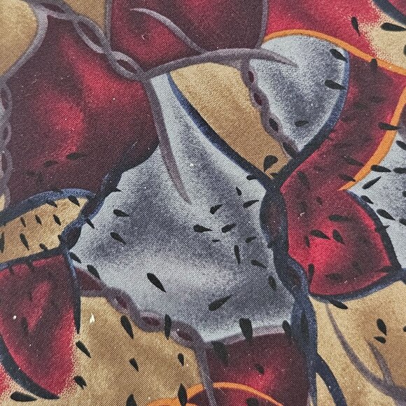 Christopher Reeve Collection Mens Tie Silk Tie Abstract Pattern Dana Reeve One - Picture 6 of 6